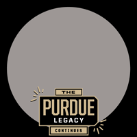 Circlular Facebook frame with the text: The Purdue Legacy Continues
