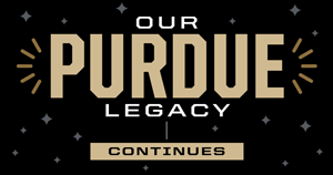 A Facebook banner with the text: Our Purdue Legacy Continues
