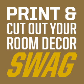 Print and cut out your room decor swag