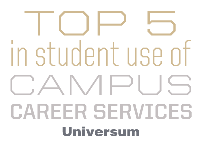Top 5 in student use of campus career services