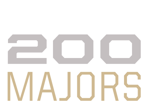 More than 200 majors