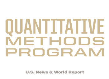 #8 Quantitative Methods program in the U.S.