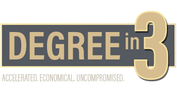 Degree in 3 logo