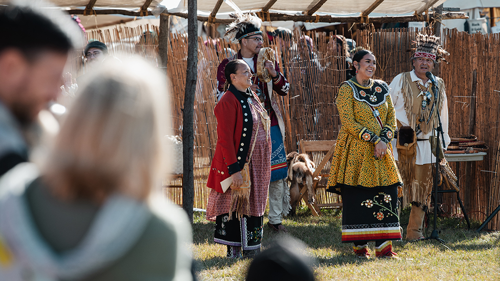 A demonstration at Feast of the Hunter's Moon