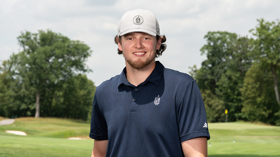 Otta pictured on a golf course