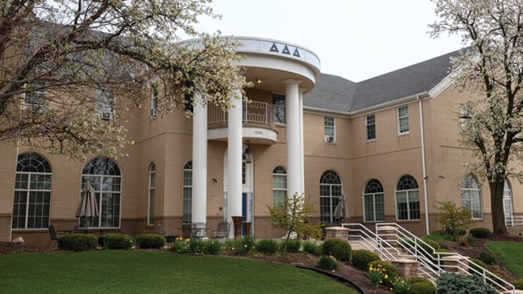 Delta Delta Delta house.