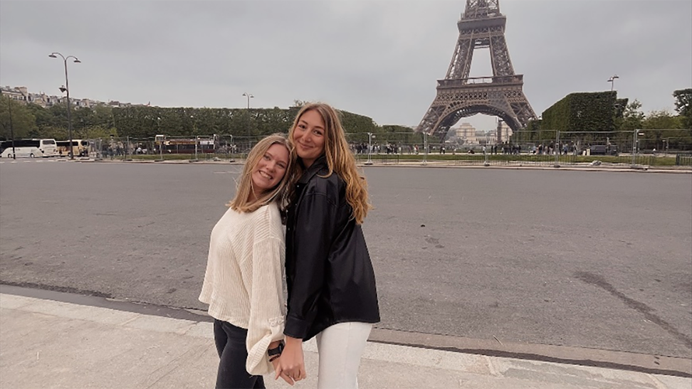 Photo of Katelyn King and friend in Paris